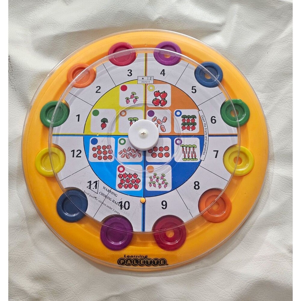 Learning Palette Educational Numbers Game Board Set w/ Activity Cards Age 3+ 1+